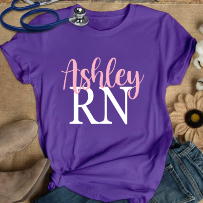RN Ashley Cotton Nurse T-shirt