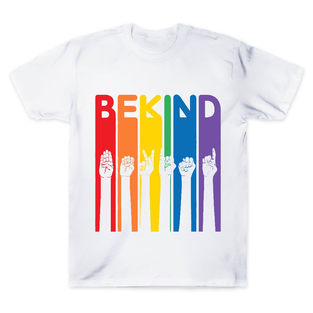 Be Kind Sign Language Cotton Doctor T-shirt