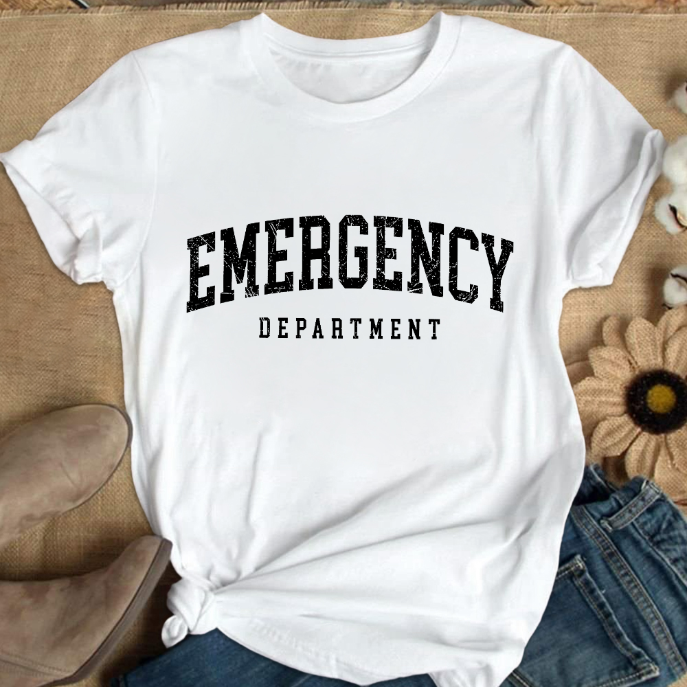 Emergency Department Cotton Nurse T-shirt