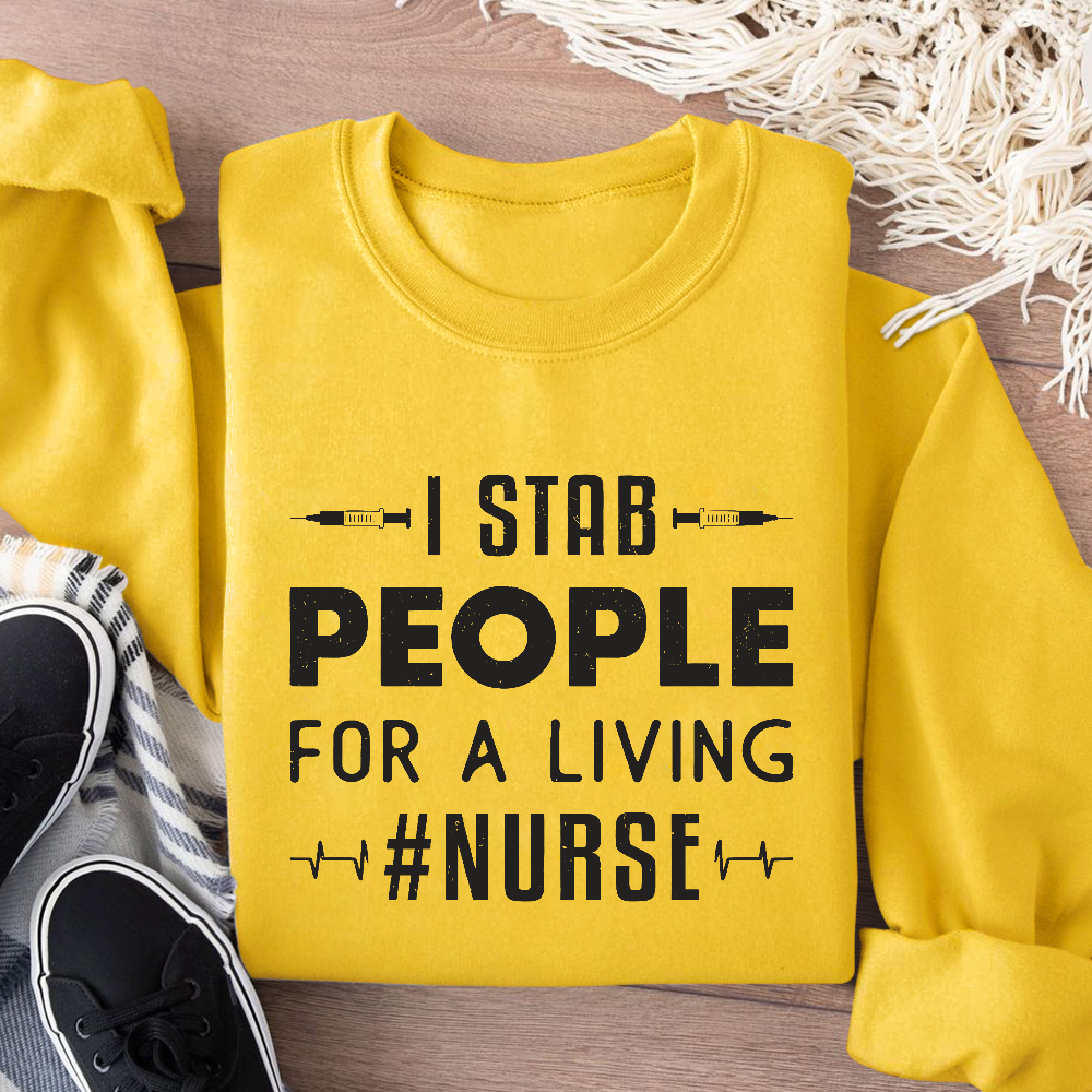 ICU Nurses Medicine Emergency Ambulance Cotton Pullover Sweatshirt