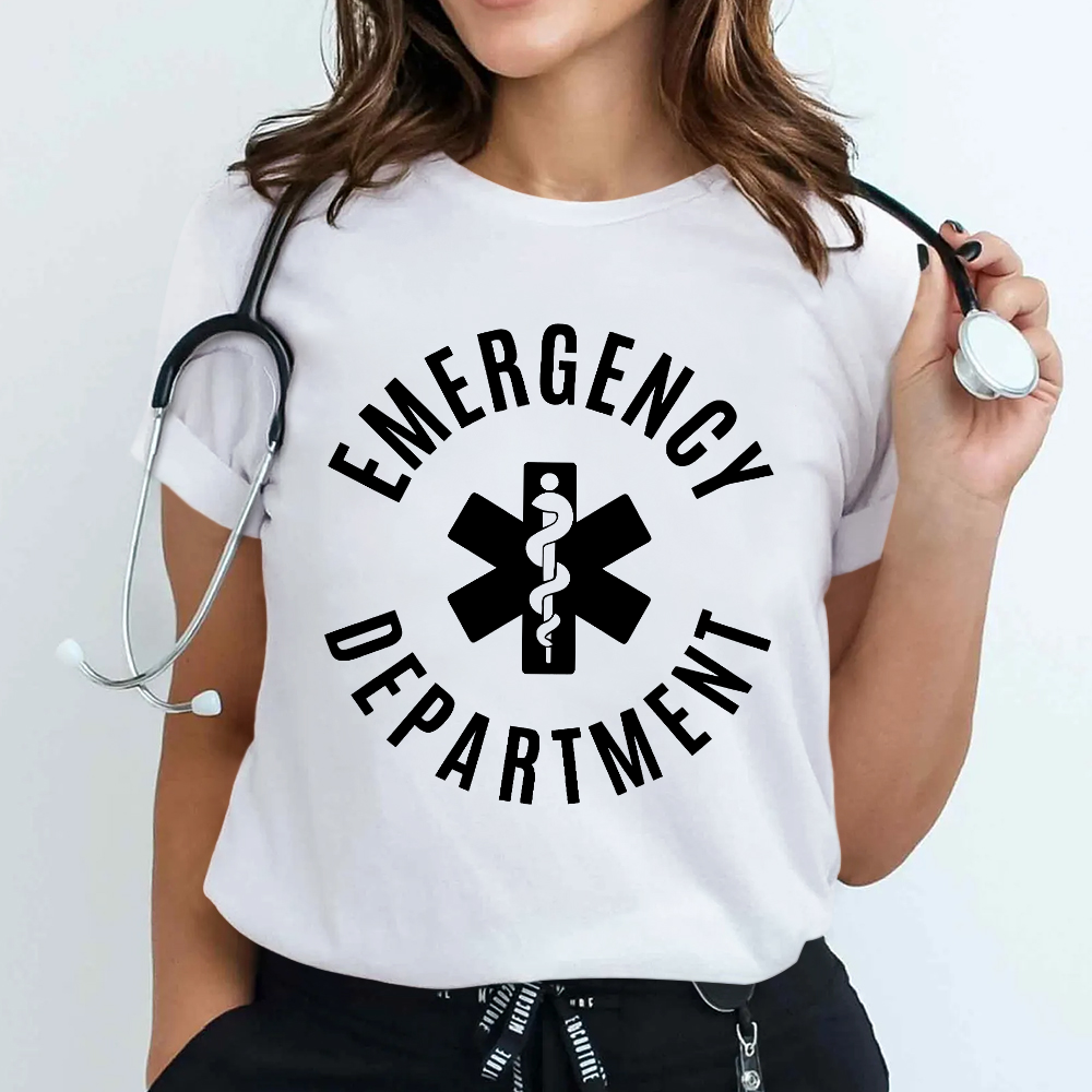 Emergency Department Cotton Nurse T-shirt