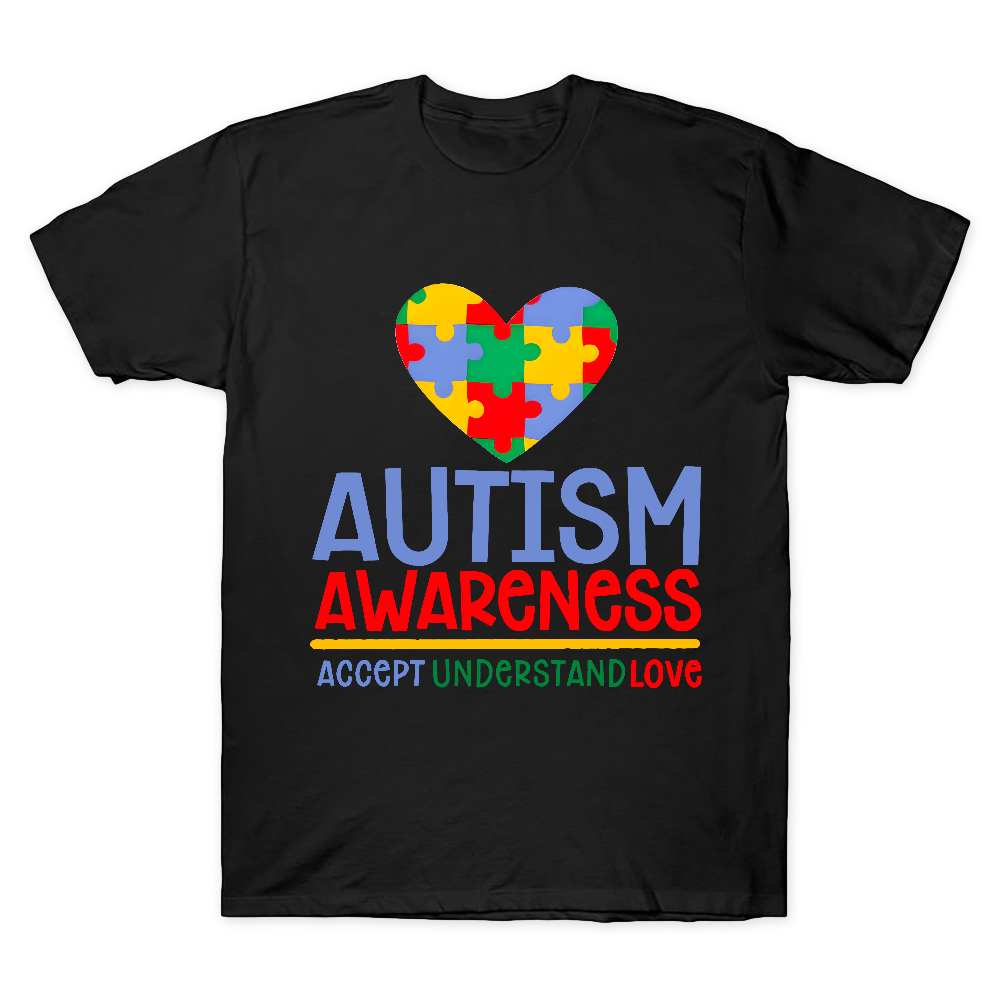 Personalized Autism Awareness Accept Understand Love Cotton Doctor T-shirt