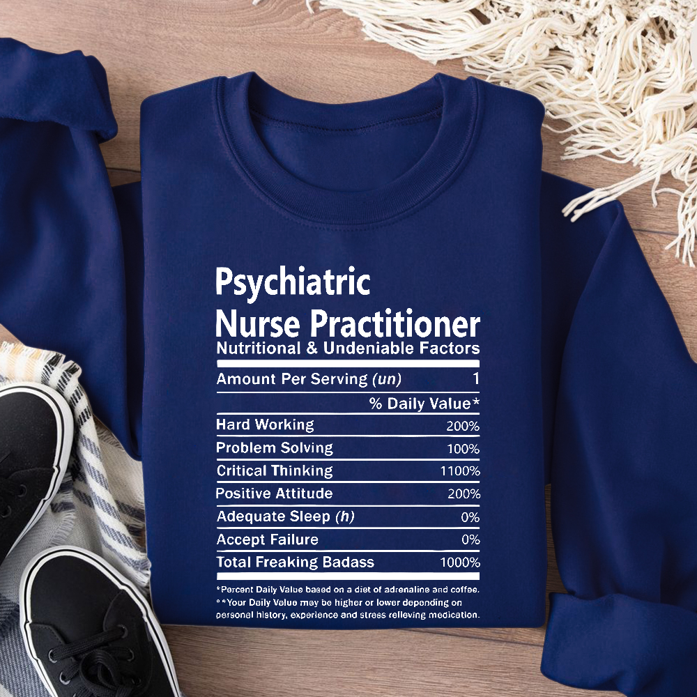 Psychiatric Nurse Practitioner Cotton Pullover Sweatshirt