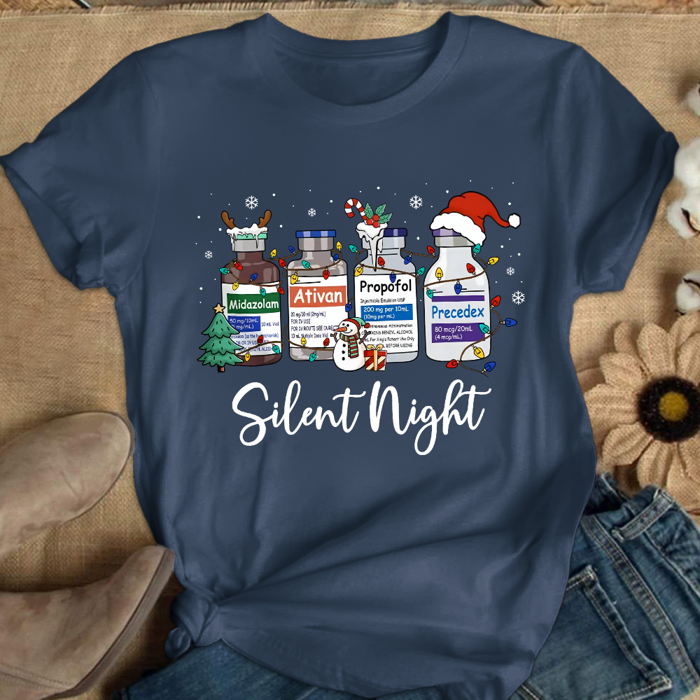 Silent Night Cotton Nurse T-shirt