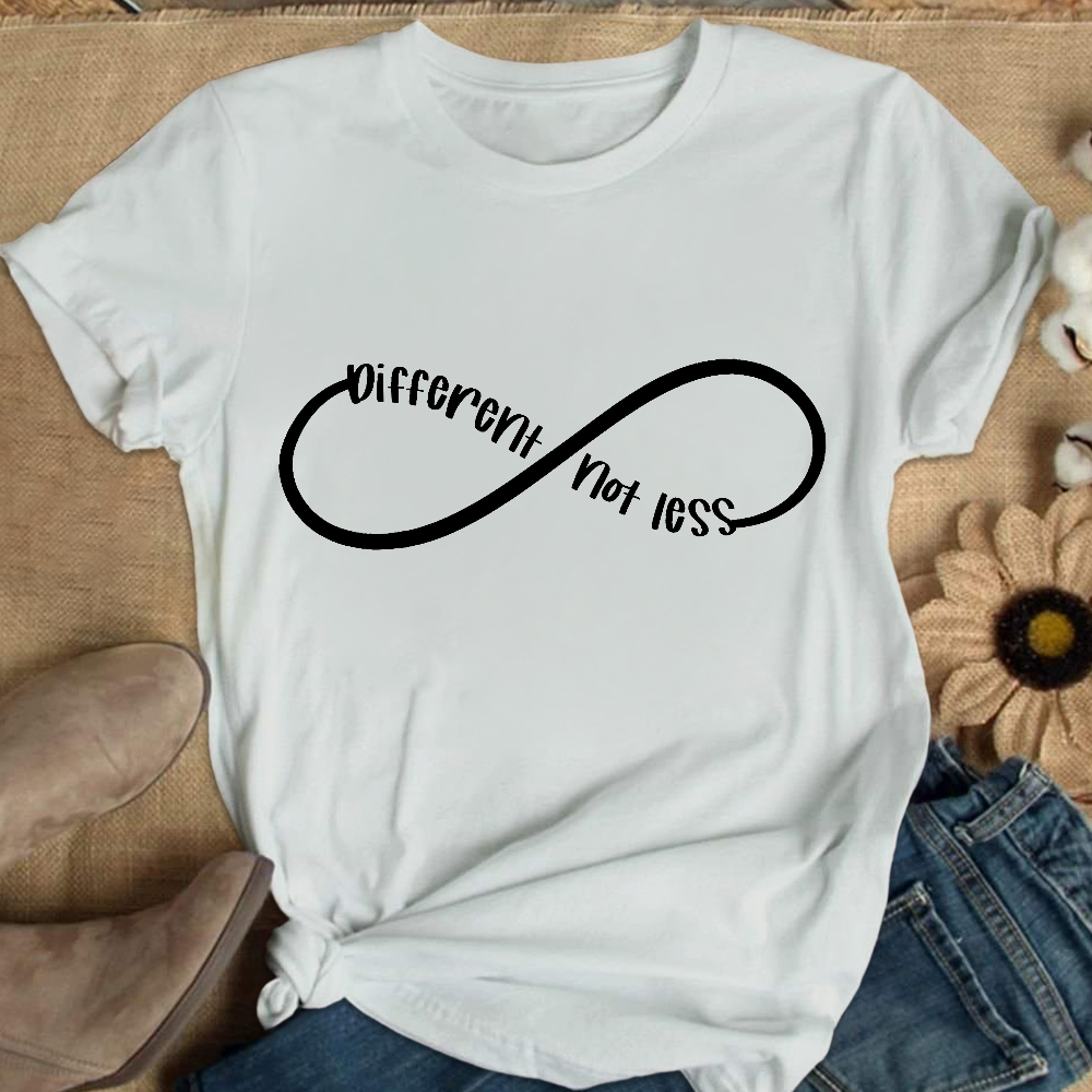 Different Not Less Autism Awareness Cotton Nurse T-shirt