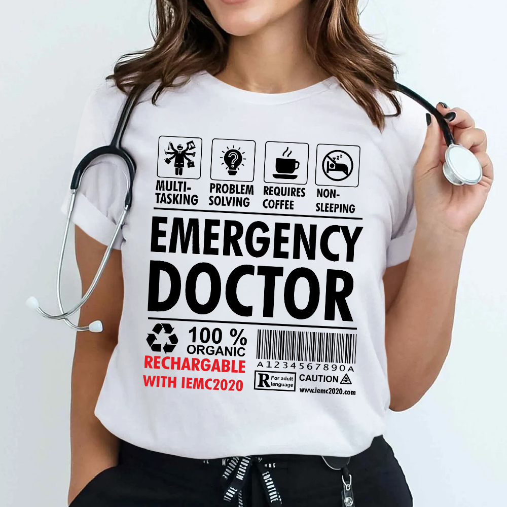 Emergency Doctor's Manual Cotton Nurse T-shirt