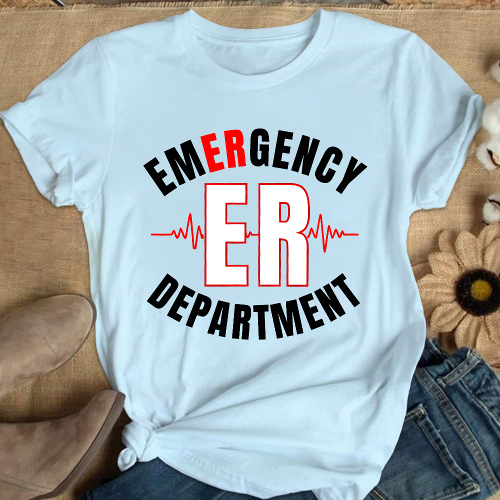 Emergency Department Cotton Nurse T-shirt