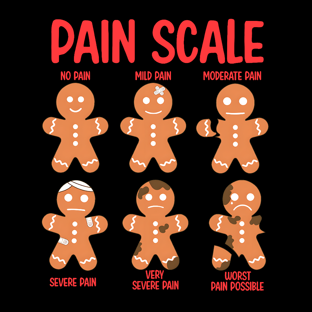 Pain Scale Cotton Nurse T-shirt