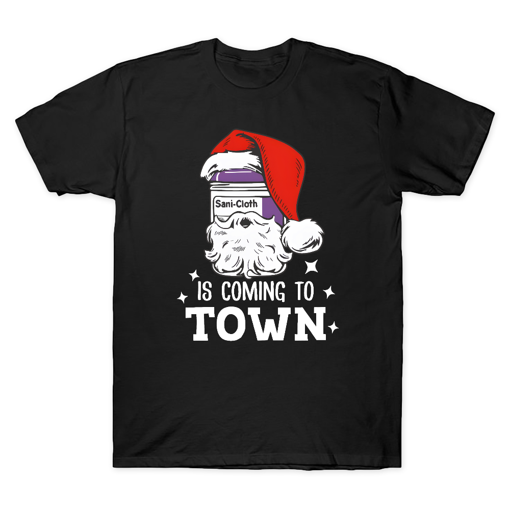 Funny Santa Nurse Medical Assistant Christmas Cotton Doctor T-shirt
