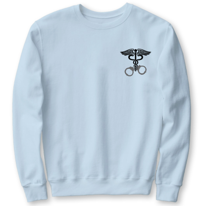 Nurse Symbol Cotton Pullover Sweatshirt