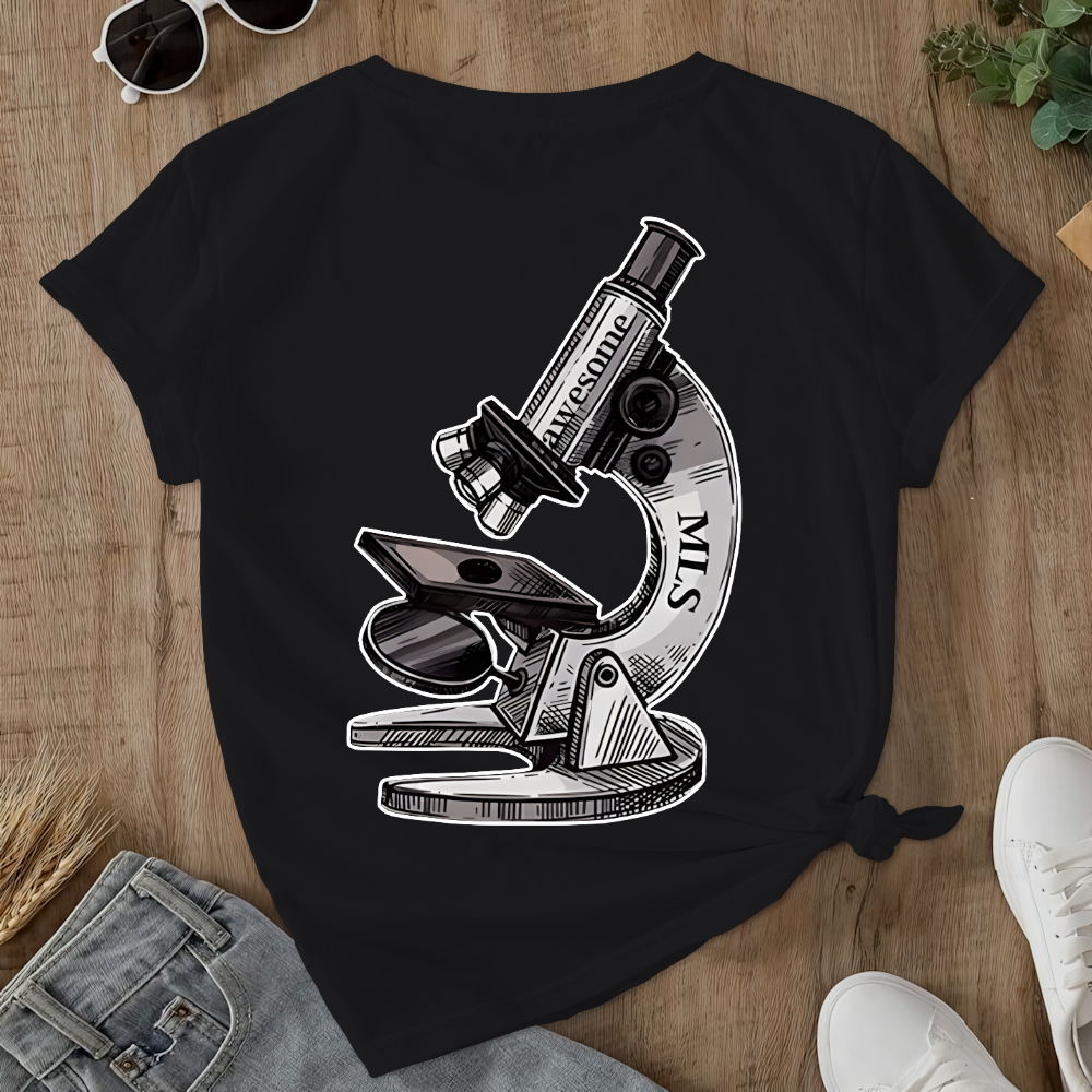 Medical Lab Scientist Not A But Better Double-Sided Cotton Printed T-Shirt