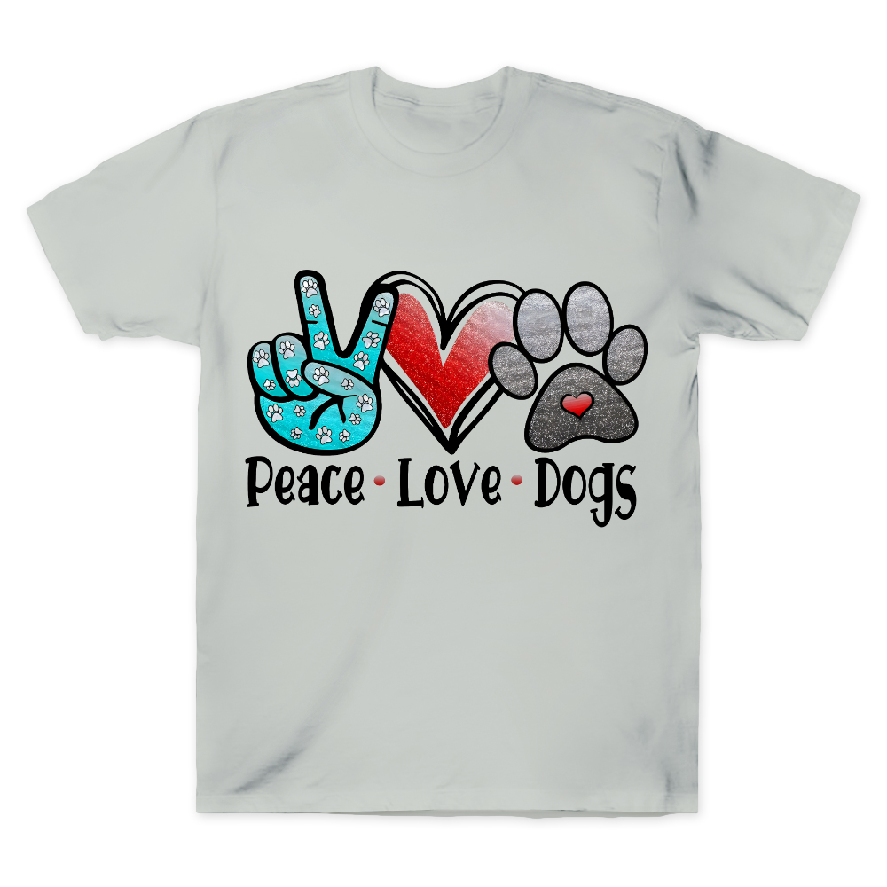 Peace Love Dogs Cotton Doctor T-shirt