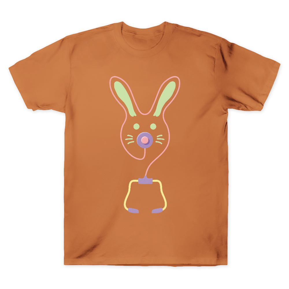 Easter Bunny Medical Tools For Nurse Or Doctor Cotton Doctor T-shirt