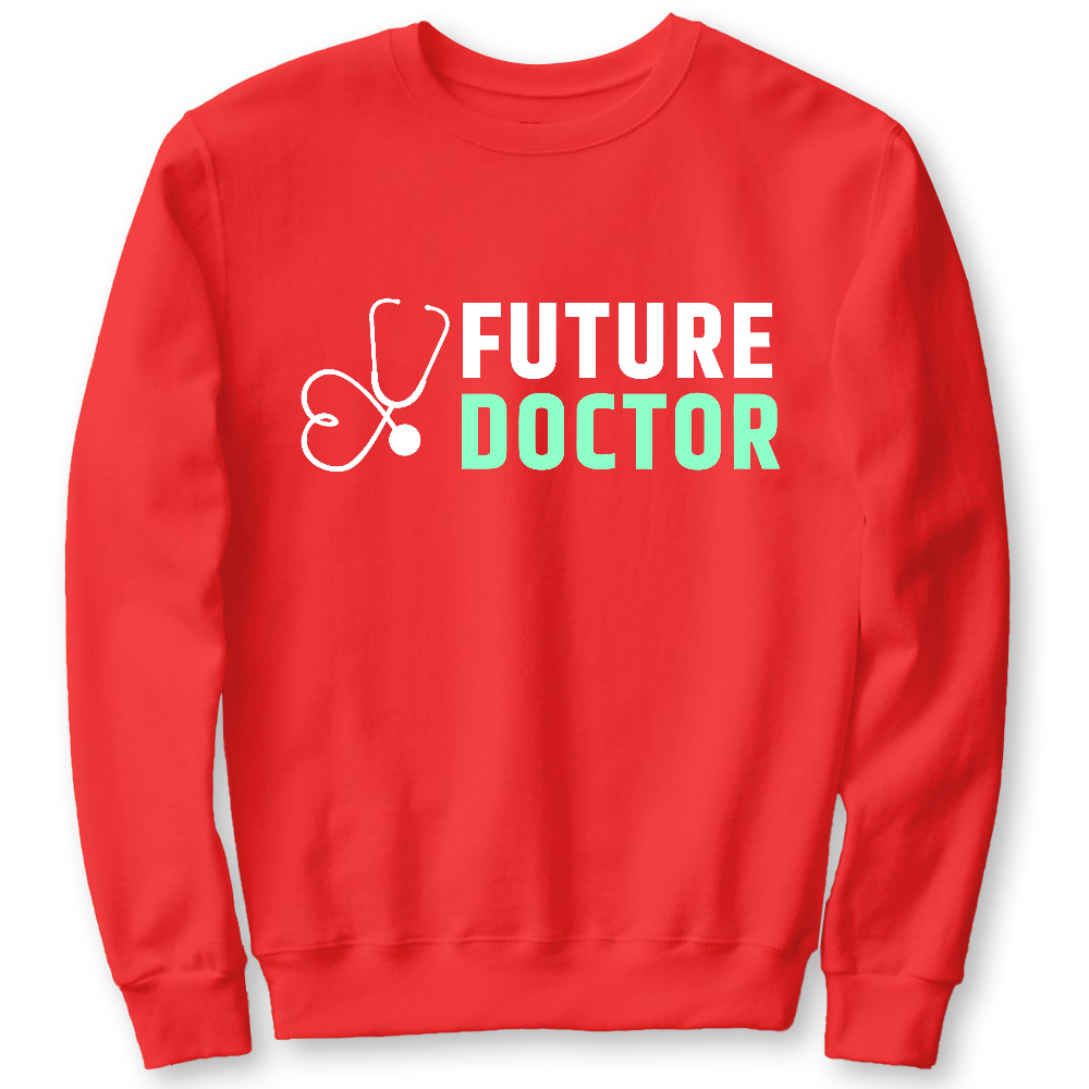 Future Doctor Cotton Pullover Sweatshirt