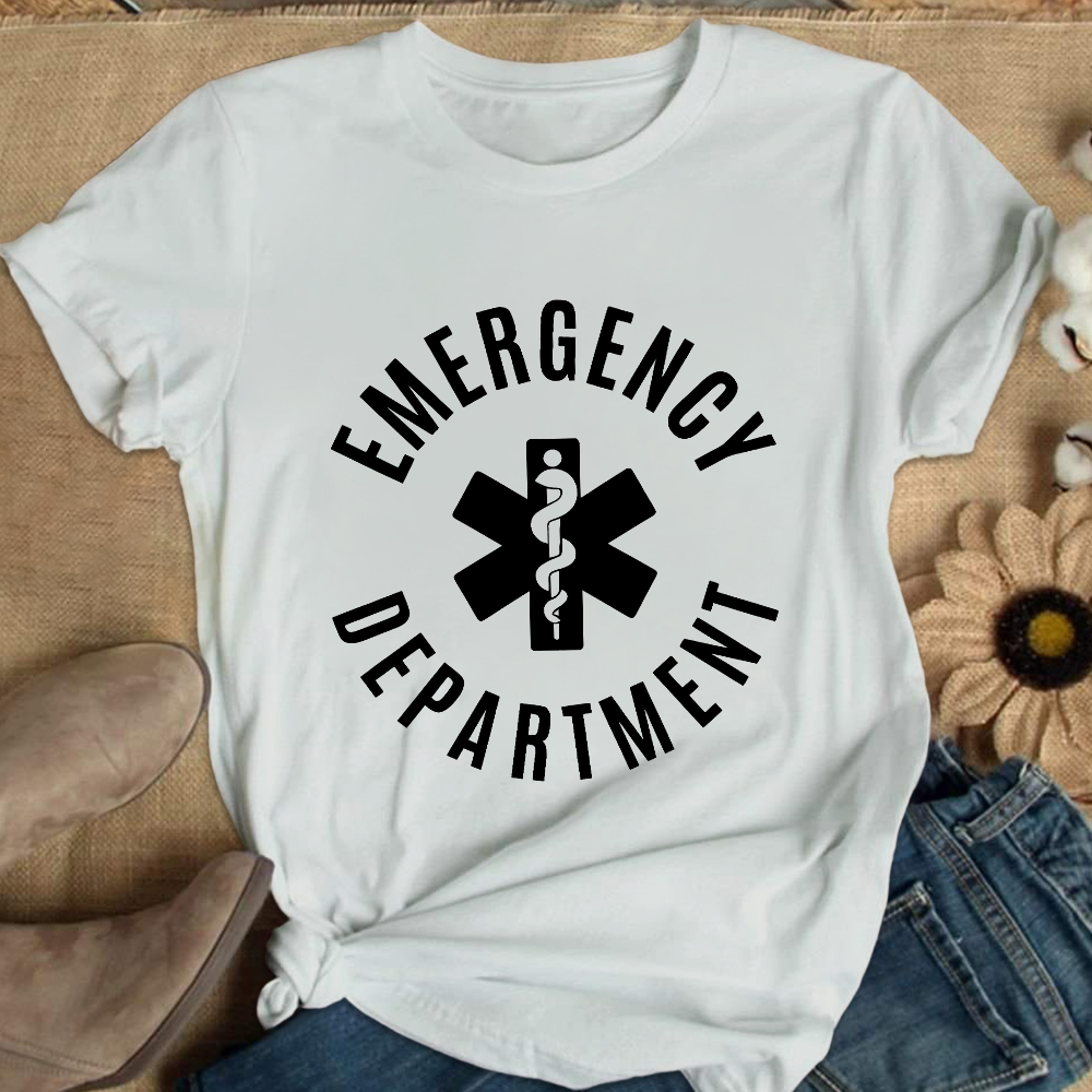 Emergency Department Cotton Nurse T-shirt