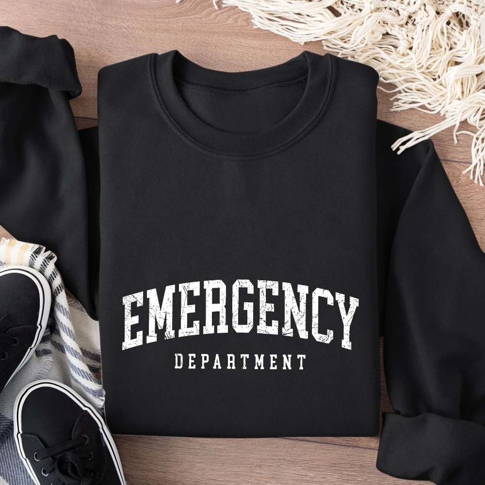 Emergency Department Cotton Pullover Sweatshirt