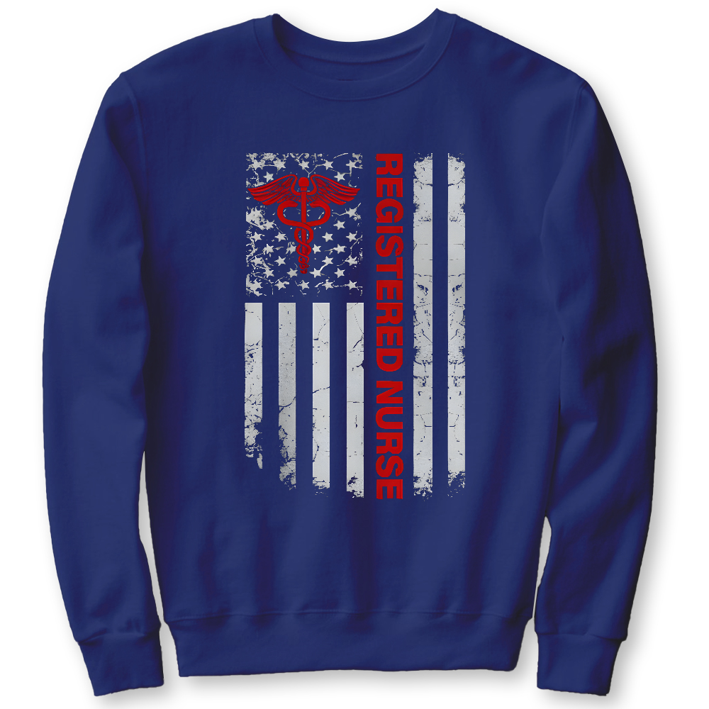 Registered Nurse Cotton Pullover Sweatshirt
