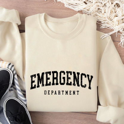 Emergency Department Cotton Pullover Sweatshirt