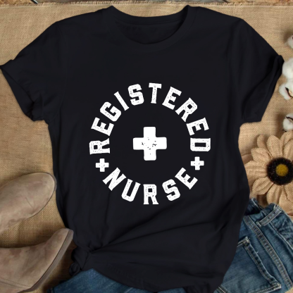 Registered Nurse Cotton Nurse T-shirt