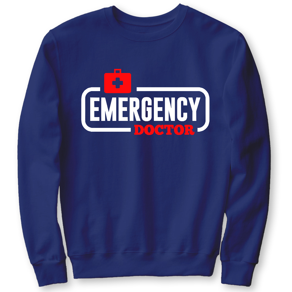 Emergency Doctor Cotton Pullover Sweatshirt