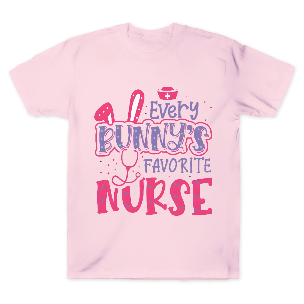 Every Bunny's Favorite Nurse Cotton Doctor T-shirt