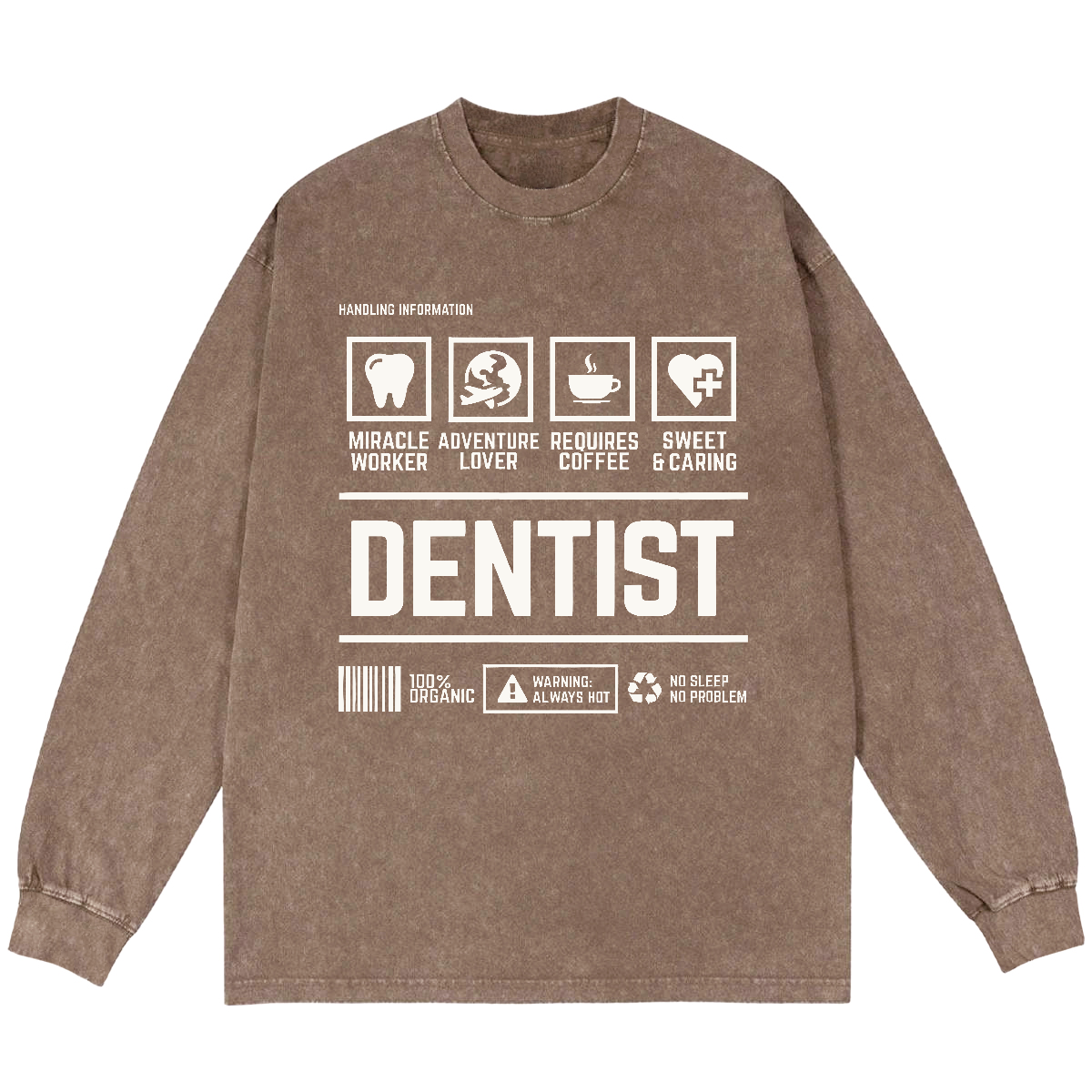 Dentist's Notes Vintage Washed Sweatshirts