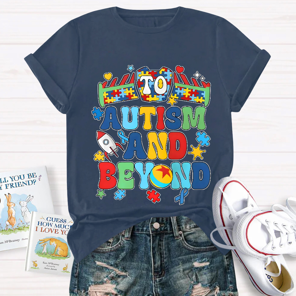 To Autism And Beyond Cotton Nurse T-shirt