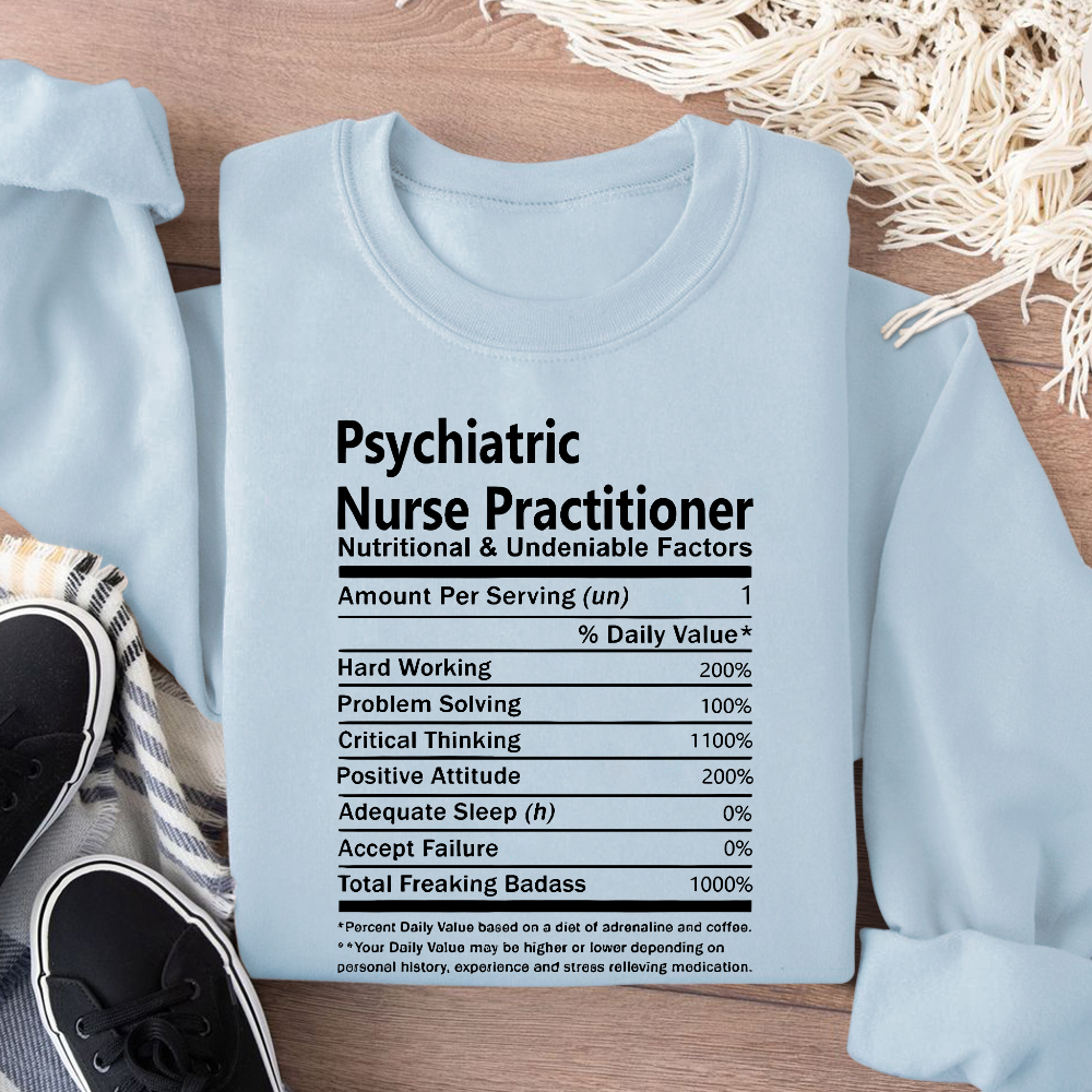 Psychiatric Nurse Practitioner Cotton Pullover Sweatshirt