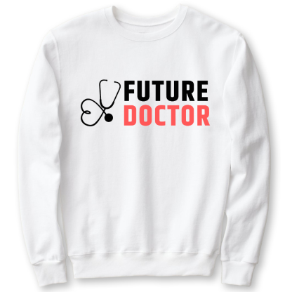 Future Doctor Cotton Pullover Sweatshirt