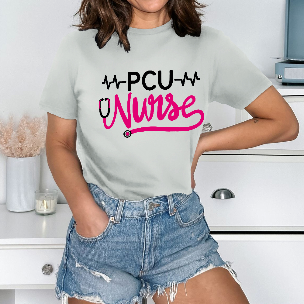 PCU Nurse Cotton Nurse T-shirt