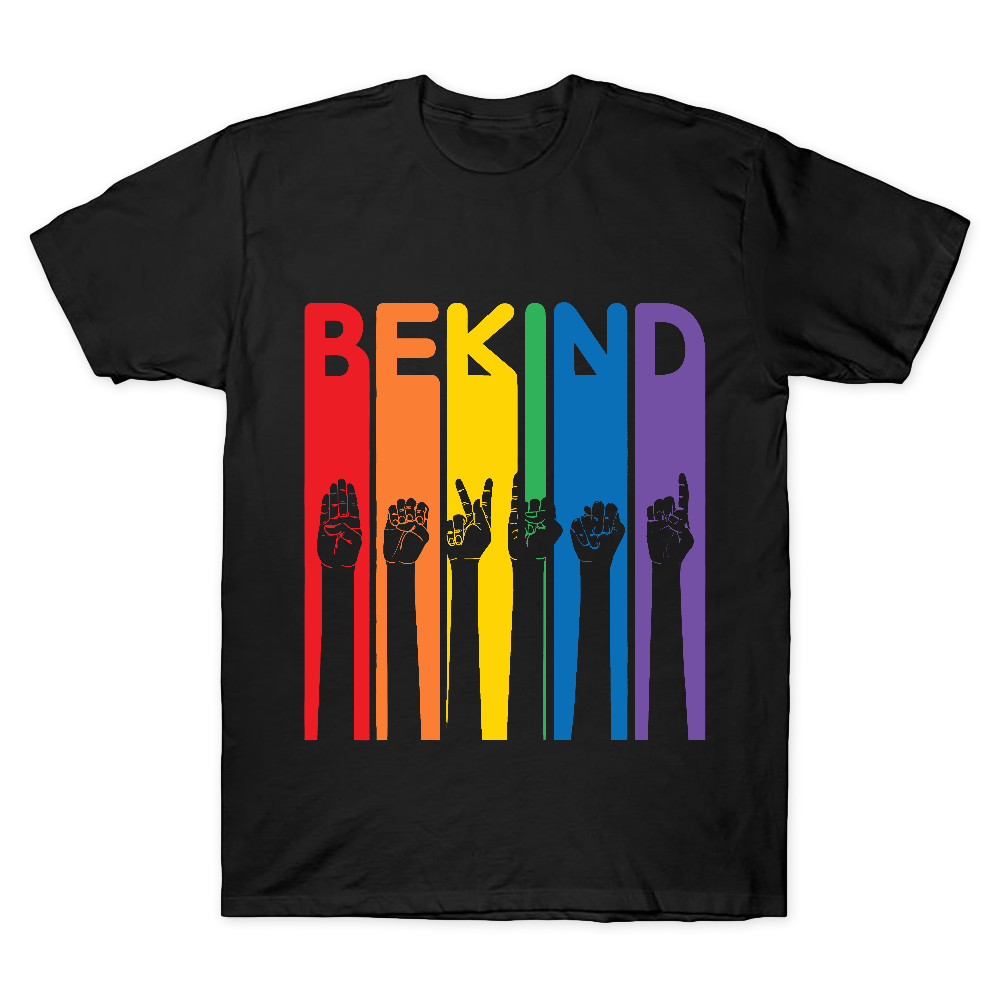 Be Kind Sign Language Cotton Doctor T-shirt