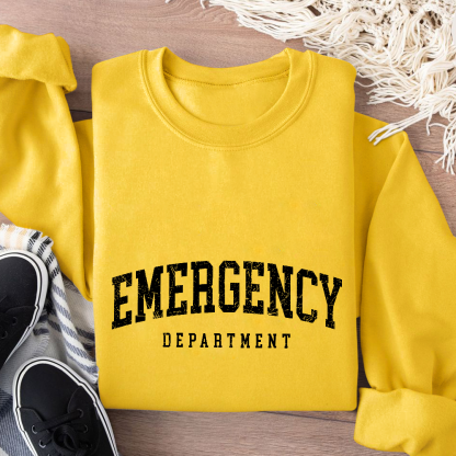 Emergency Department Cotton Pullover Sweatshirt