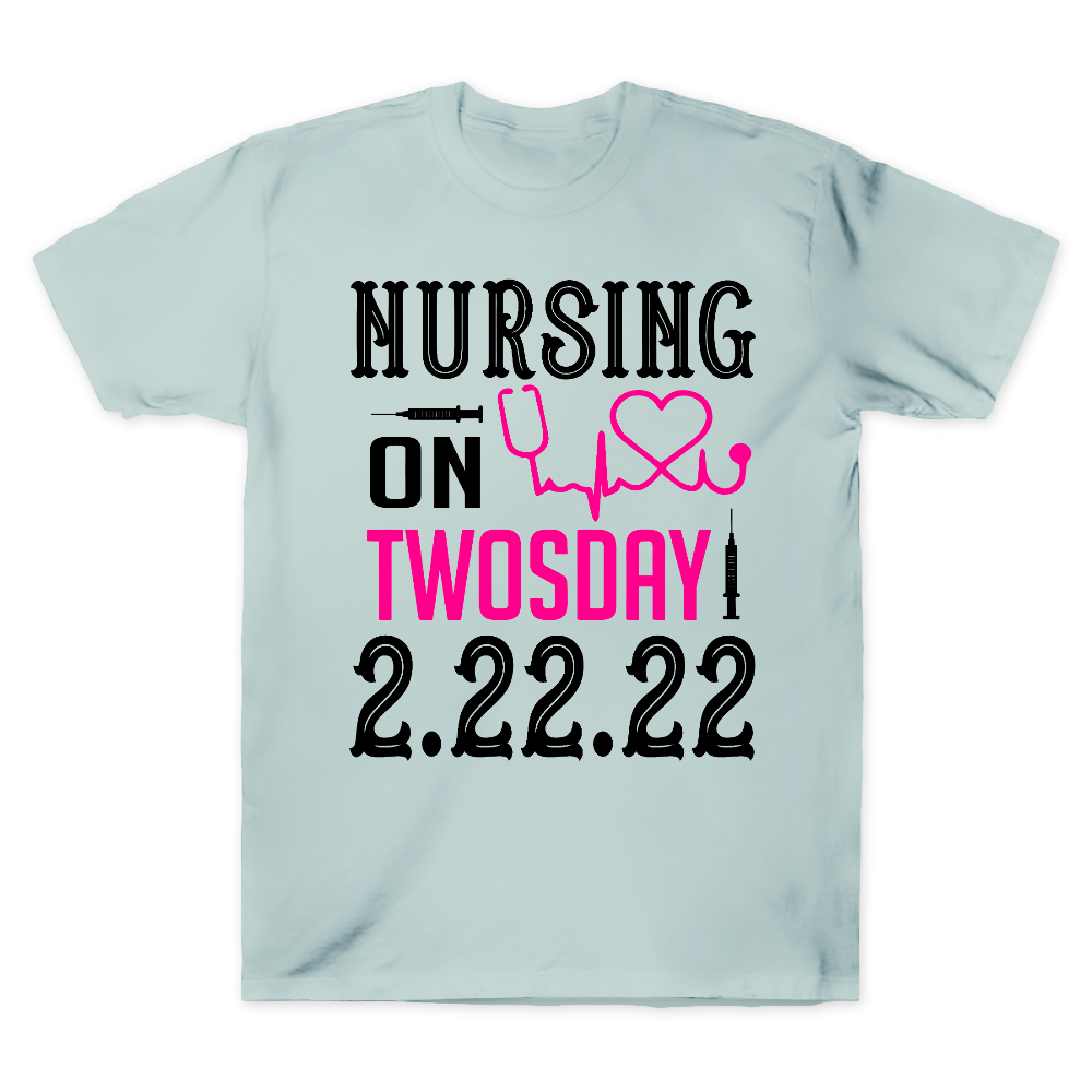 Nursing School On TwosDay Cotton Doctor T-shirt