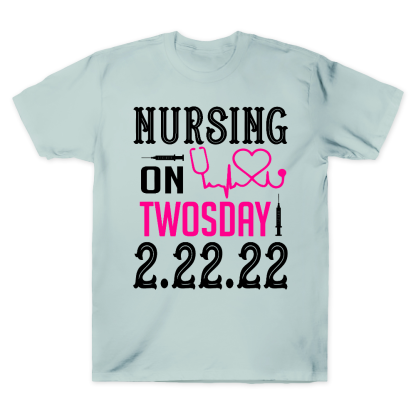 Nursing School On TwosDay Cotton Doctor T-shirt