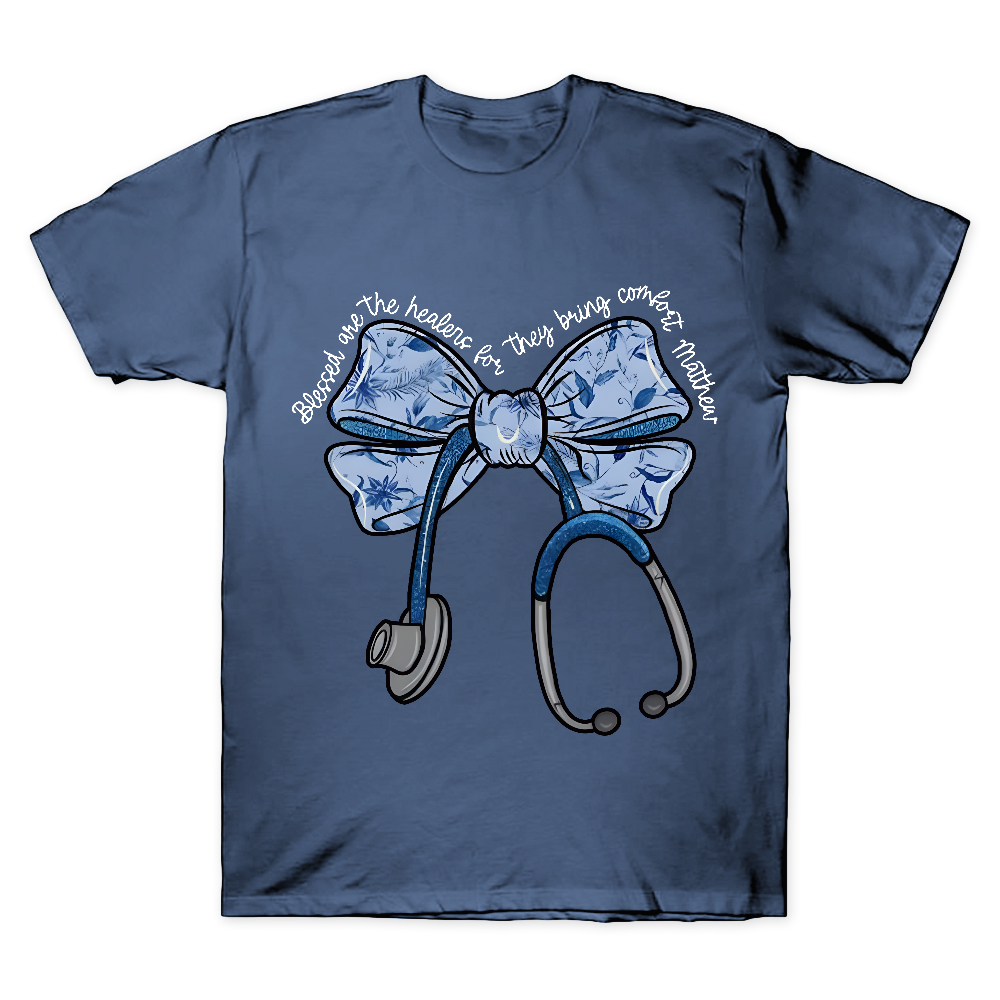 Blessed Are The Healers For They Bring Comfort Matthew Cotton Doctor T-shirt