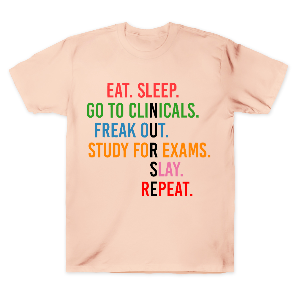 Nursing School Student Future Nurse Rn Cotton Doctor T-shirt