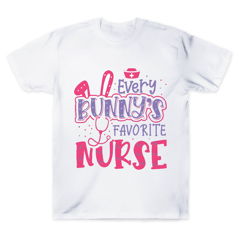 Every Bunny's Favorite Nurse Cotton Doctor T-shirt