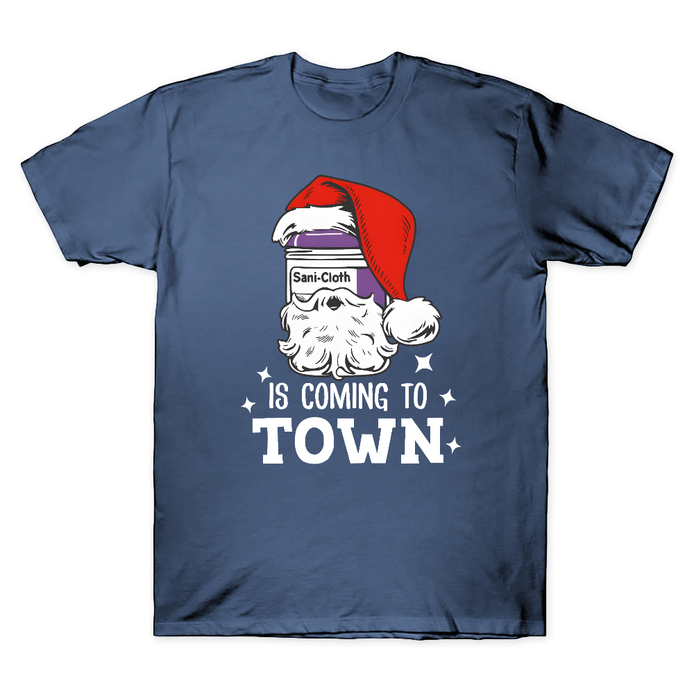 Funny Santa Nurse Medical Assistant Christmas Cotton Doctor T-shirt
