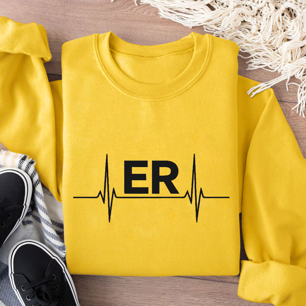 Er Cotton Pullover Sweatshirt
