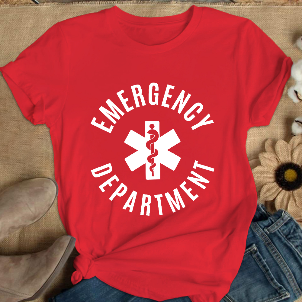 Emergency Department Cotton Nurse T-shirt