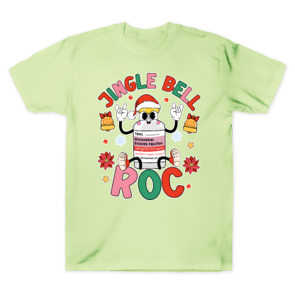 Jingle Bell Roc Funny Cotton Doctor T-shirt