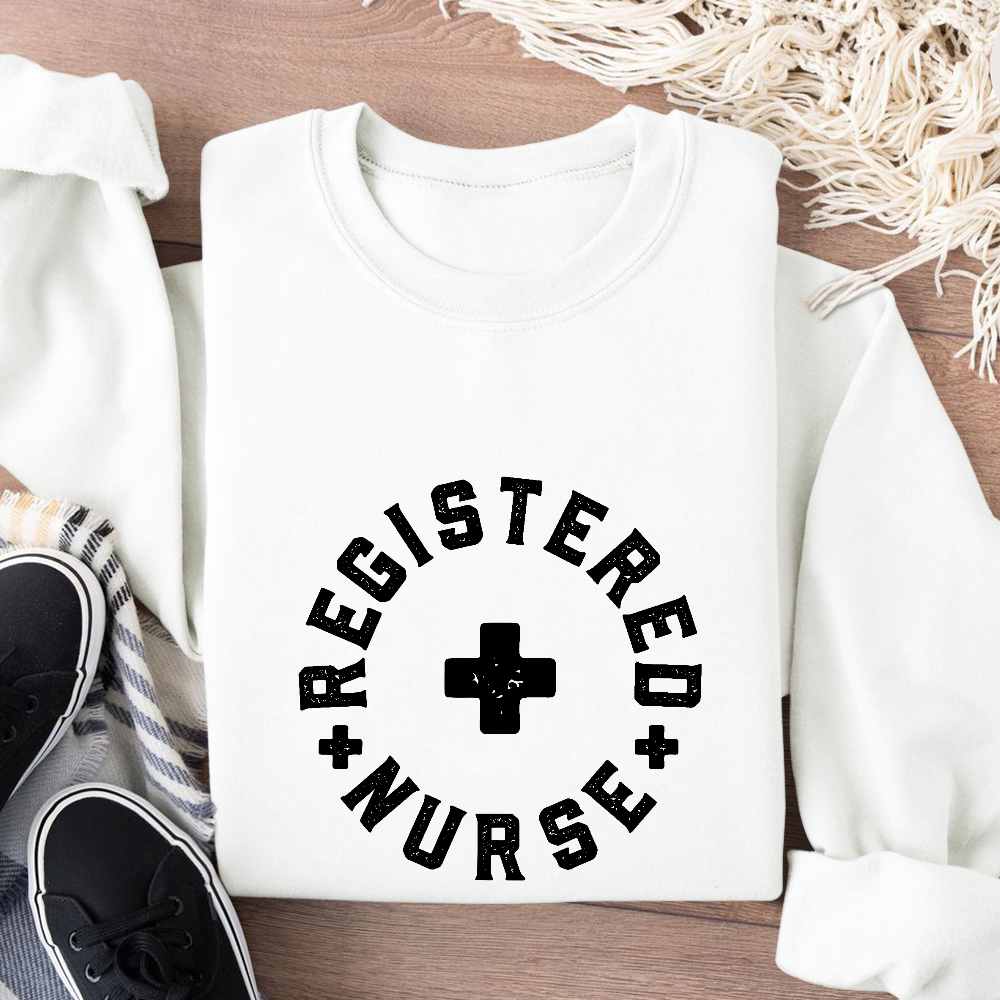Registered Nurse Cotton Pullover Sweatshirt