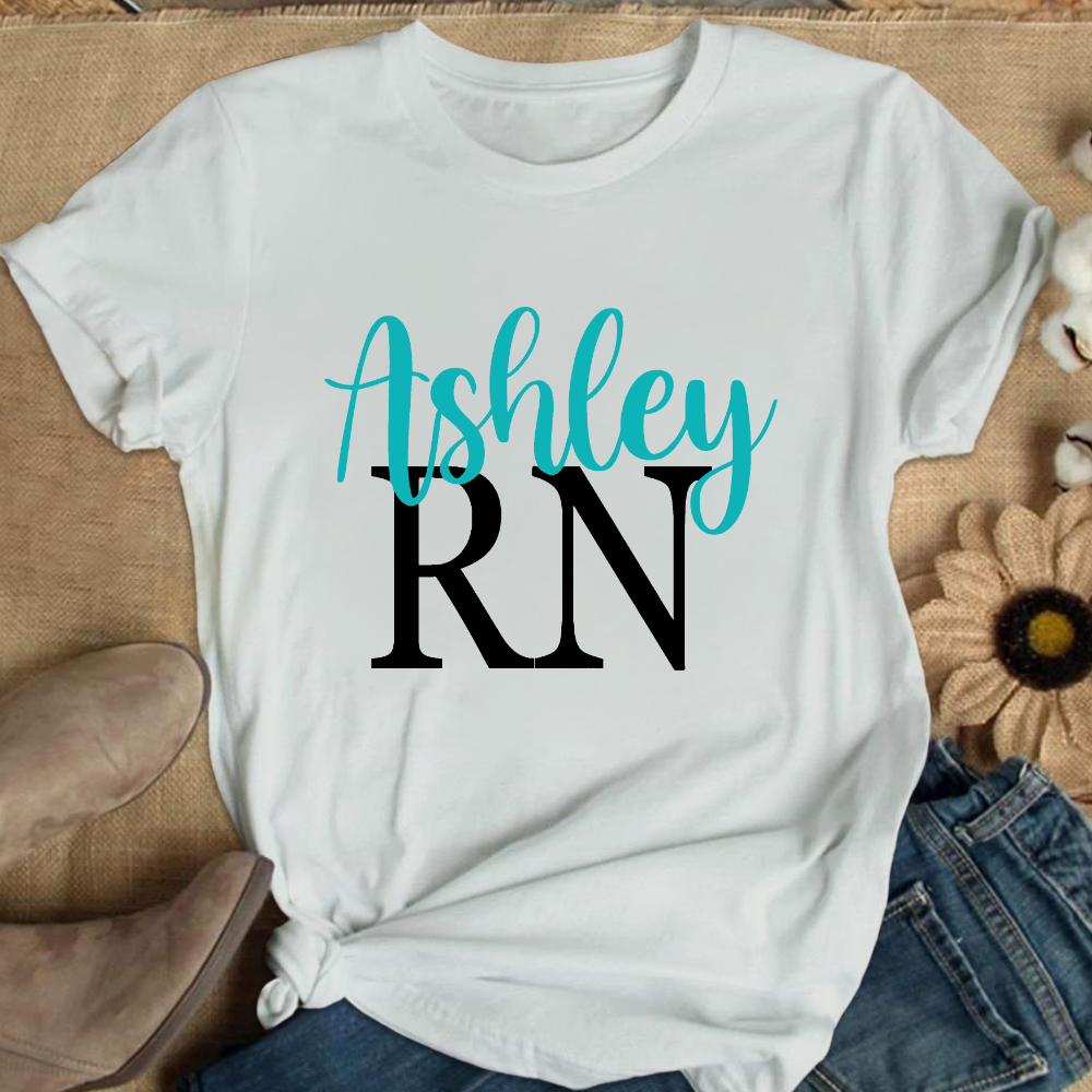 RN Ashley Cotton Nurse T-shirt