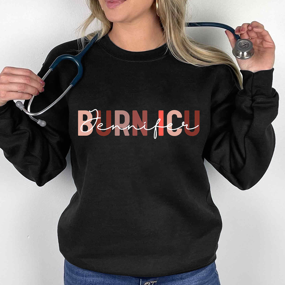 Burn ICU Cotton Pullover Sweatshirt