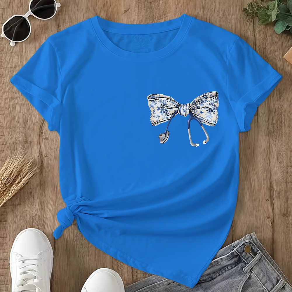 Blessed Are The Healers For They Bring Comfort Double-Sided Cotton Printed T-Shirt