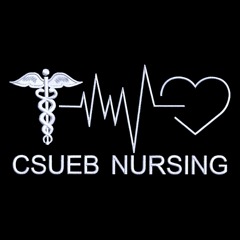 Personalized CSUEB Nursing Fun Nurses' Day Gifts Embroidered Crew Neck Sweatshirt
