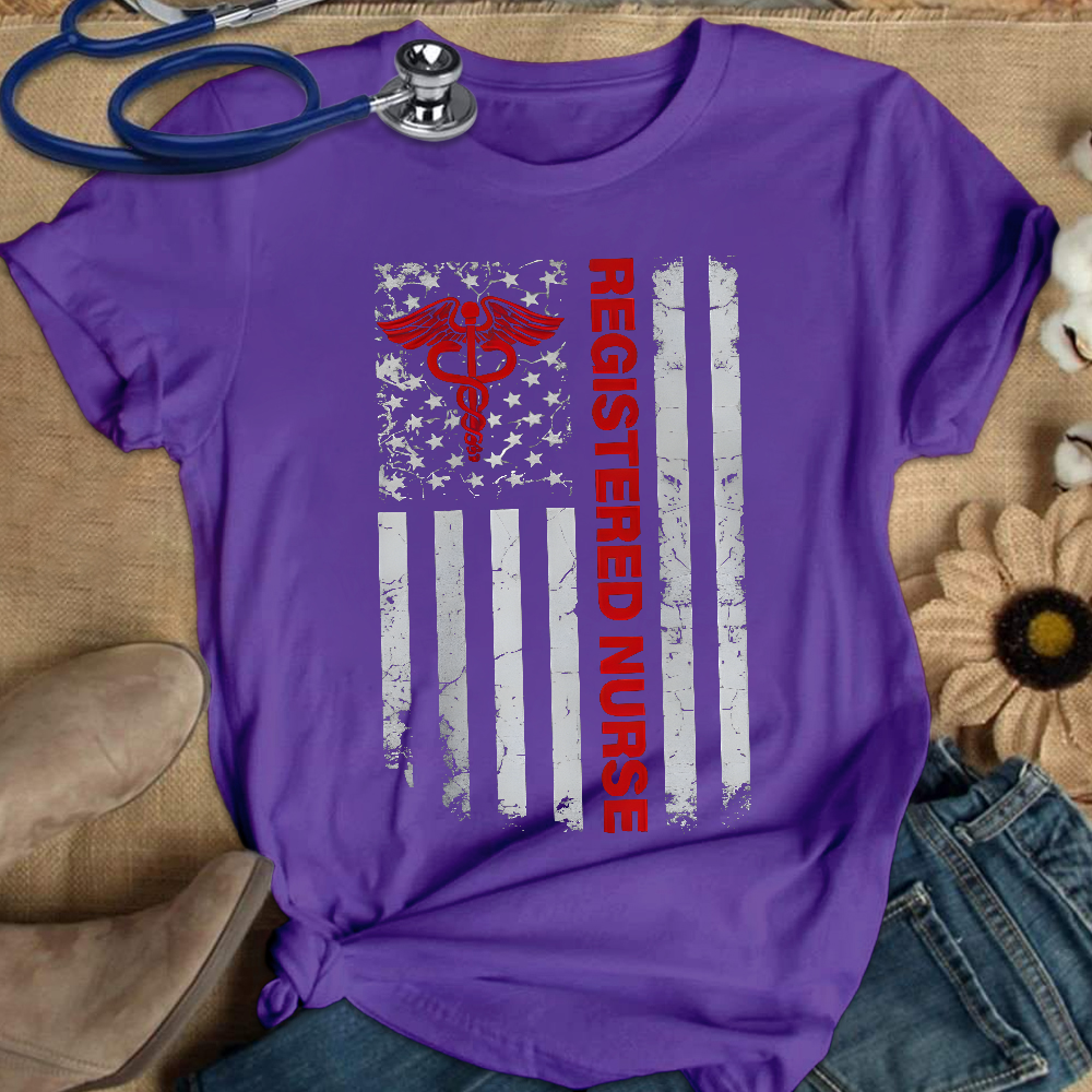 Registered Nurse Cotton Nurse T-shirt