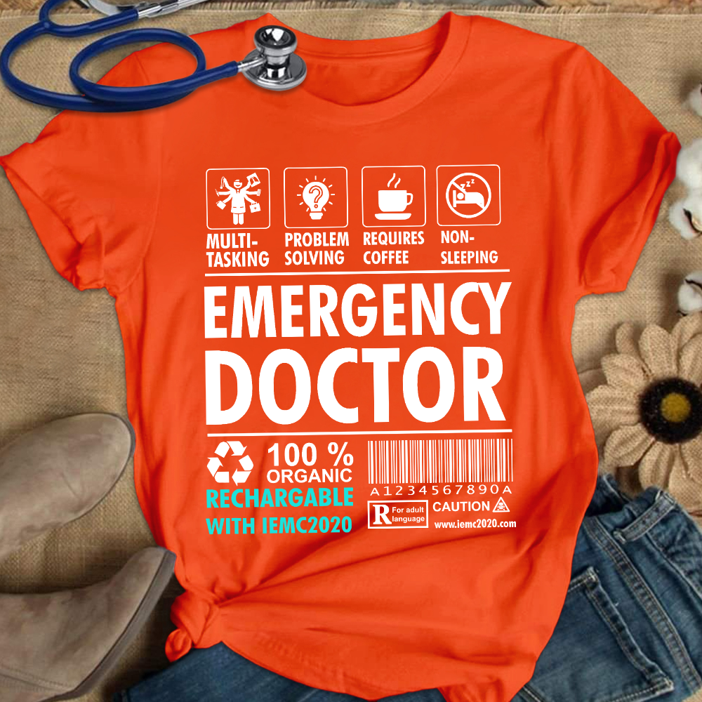 Emergency Doctor's Manual Cotton Nurse T-shirt