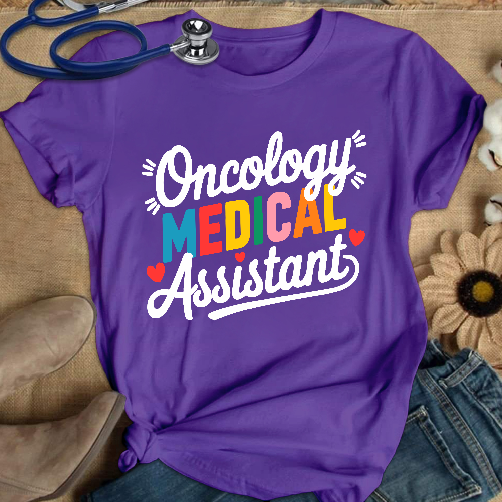Oncology Medical Assistant Cotton Nurse T-shirt