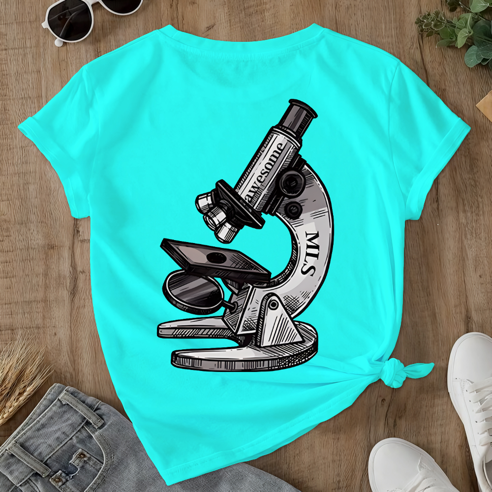 Medical Lab Scientist Not A But Better Double-Sided Cotton Printed T-Shirt